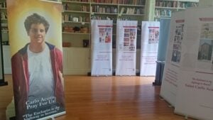 Carlo Acutis presentation banners