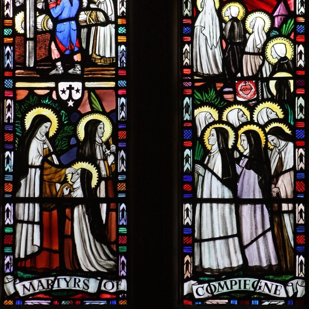 IMG 7595 Windows Martyrs Of Compiegne JohnSalmon Square